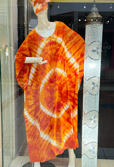 Tie Dye Kaftan Dresses