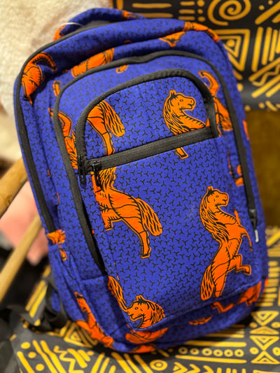 Vibrant African Print Backpacks - Perfect for Back to School