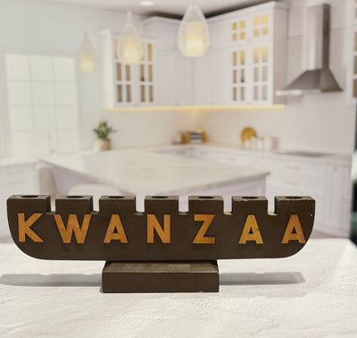 Handcrafted Kwanzaa kinara Candle Holders - Available in Two Stunning Colors