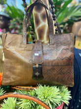 Load image into Gallery viewer, Nomadic Luxe: Hand-stitched Leather Hobo Bag from Mali
