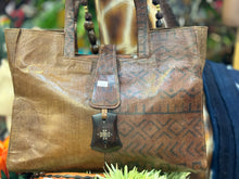 Load image into Gallery viewer, Nomadic Luxe: Hand-stitched Leather Hobo Bag from Mali
