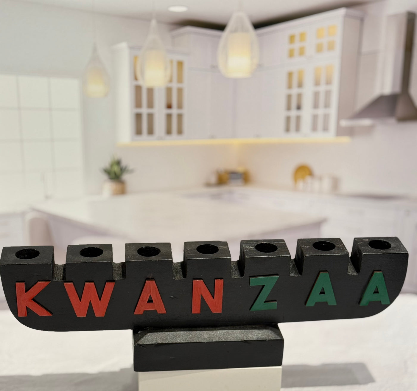 Handcrafted Kwanzaa kinara Candle Holders - Available in Two Stunning Colors