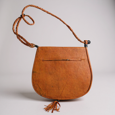 Mali Sunsets: Limited Edition Leather Messenger Bag 13”X14”