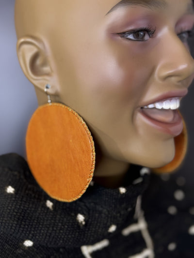 Oversized Leather Earrings Collection (Wholesale)