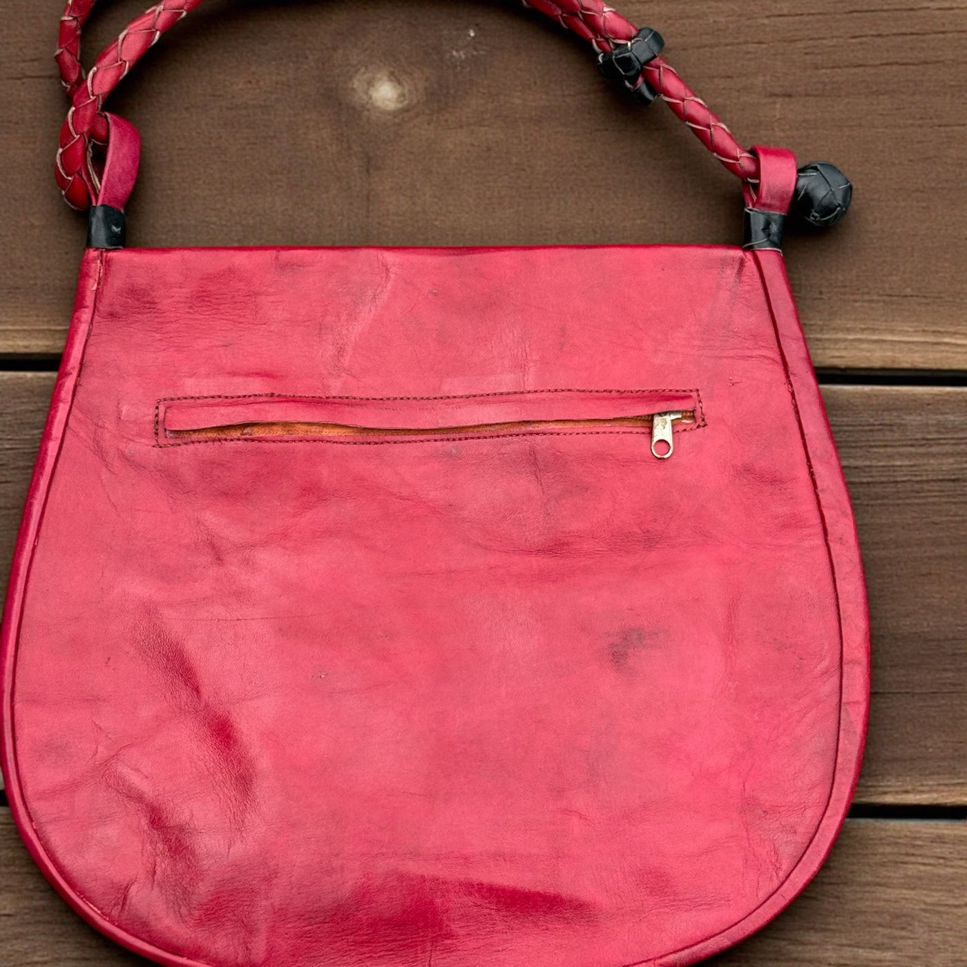 Mali Sunsets: Limited Edition Leather Messenger Bag 13”X14”