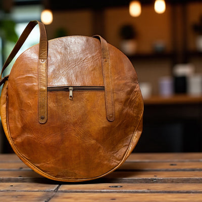Mali Heritage Collection: Exquisite Handmade Leather Satchel