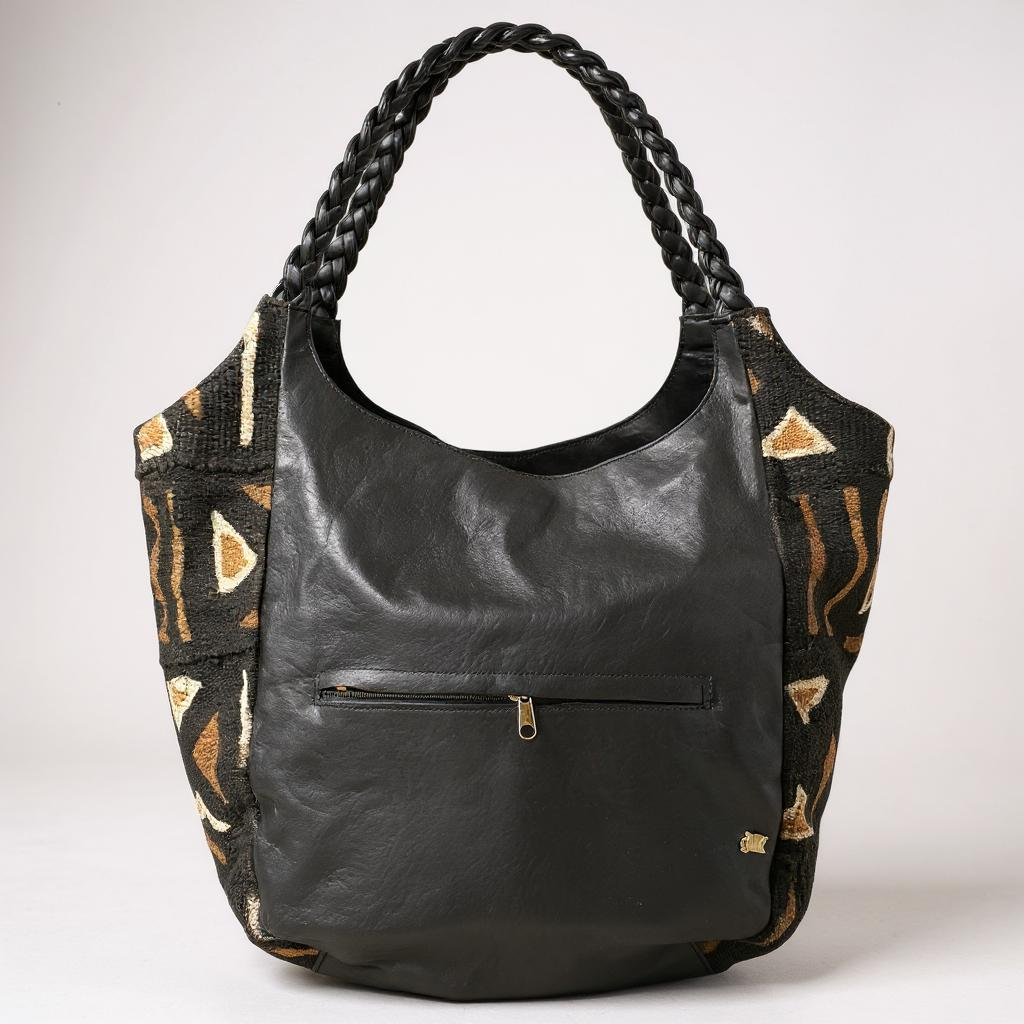 Tribal Essence: Handcrafted Mali Leather Bag