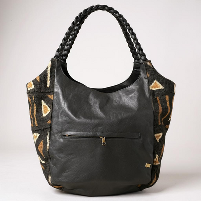 Tribal Essence: Handcrafted Mali Leather Bag