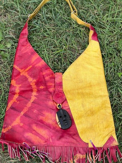 Tie Dye Adjustable Leather Bag (Wholesale)