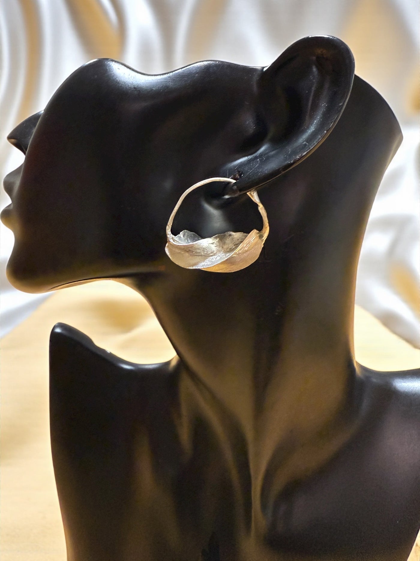 Classic Silver Plated Fulani Hoop Earrings – Multiple Sizes