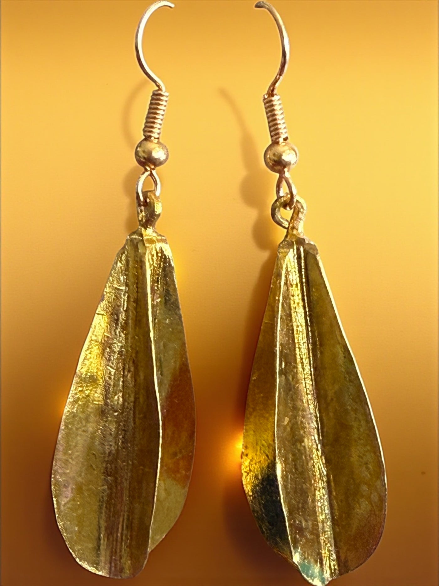Saramani “Fulani Petal Drop” Earrings – 1.5 Inch Handcrafted Brass Beauty