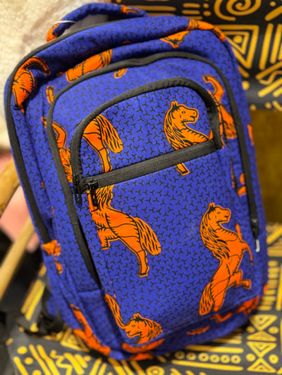 Vibrant African Print Backpacks - Perfect for Back to School