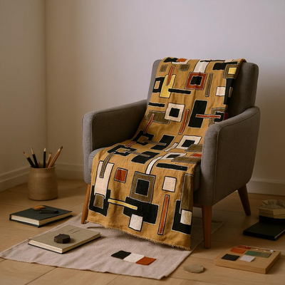 Modern Patterned Malian Bogolanfini