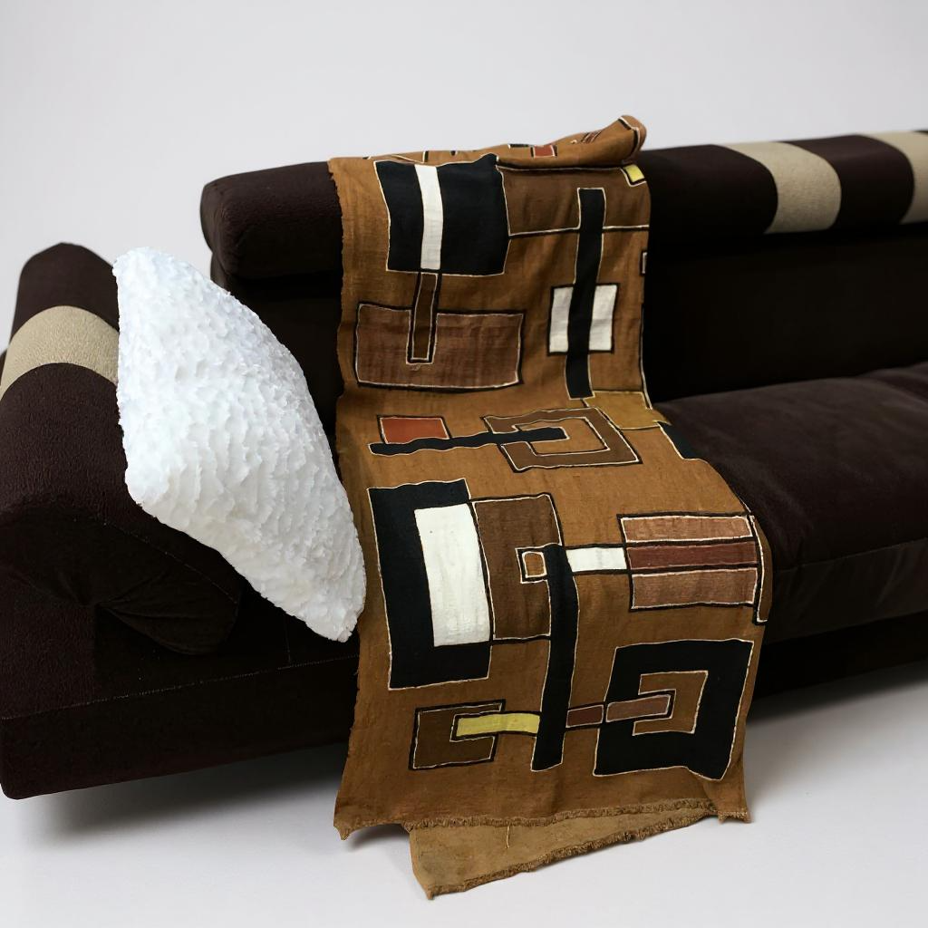 Modern Patterned Malian Bogolanfini