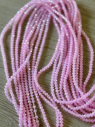 Pink crystal Waistbeads