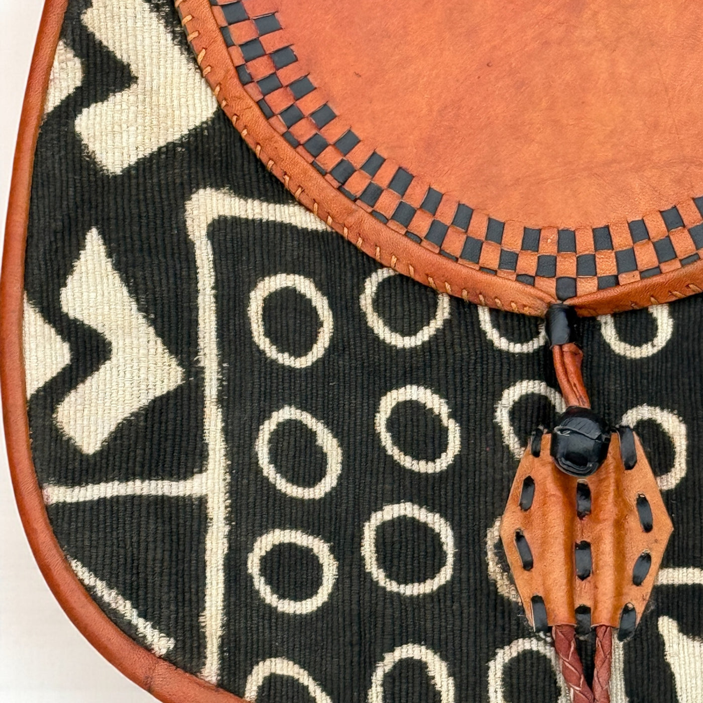 Mali Sunsets: Limited Edition Leather Messenger Bag 13”X14”