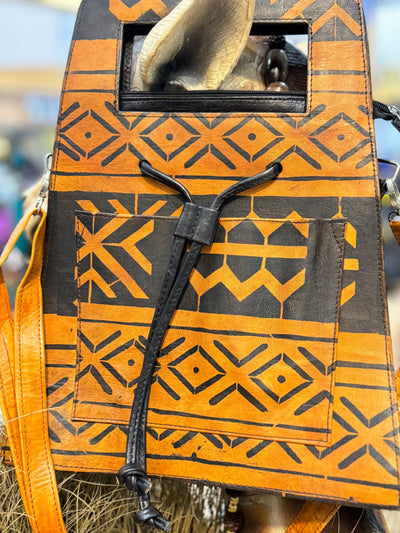 Desert Bloom: Hand-Tooled Mali Leather Bags