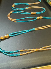 Charger l&#39;image dans la galerie, Baby Blue Crystal Double Strands Waistbeads
