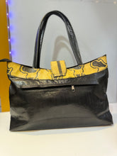 Load image into Gallery viewer, African Elegance: Unique Mali Leather Tote Bag
