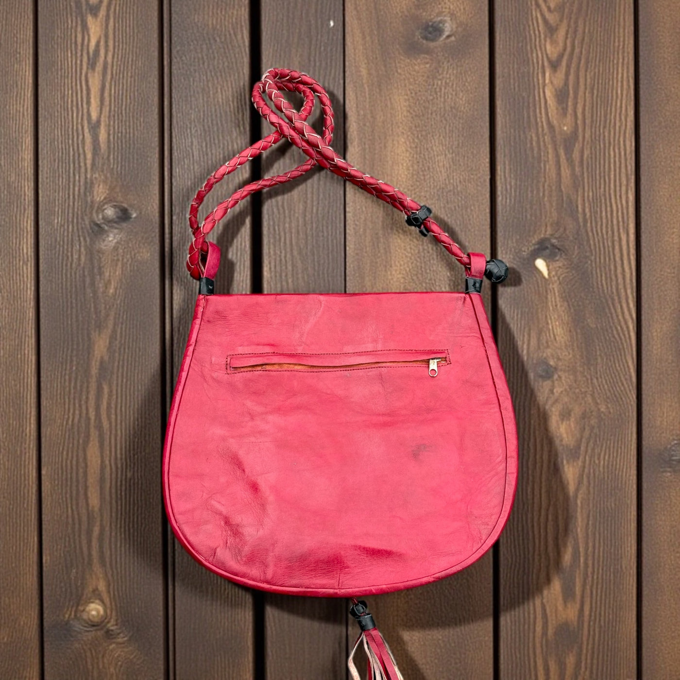Mali Sunsets: Limited Edition Leather Messenger Bag 13”X14”