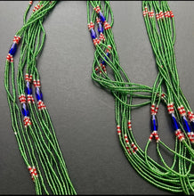 Load image into Gallery viewer, Afro Essence Trifecta Green Waistbead
