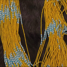Load image into Gallery viewer, Zahara African Yellow Blue Waistbeads

