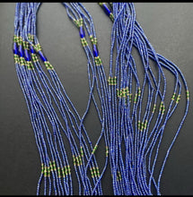 Load image into Gallery viewer, Triple Harmony Blue Waistbeads
