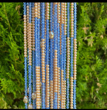 Load image into Gallery viewer, Single Tie on Blue Crystal Waistbeads
