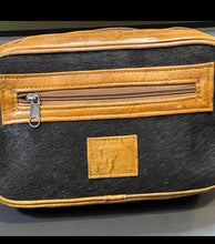 Load image into Gallery viewer, Handcrafted Leather Fanny Pack with Mudcloth Accents
