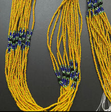 Load image into Gallery viewer, Double Strand Sahel Yellow Waistbeads 52 Inches
