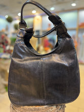Load image into Gallery viewer, Genuine Leather Handmade Shoulder Bag with Authentic Mudcloth Design
