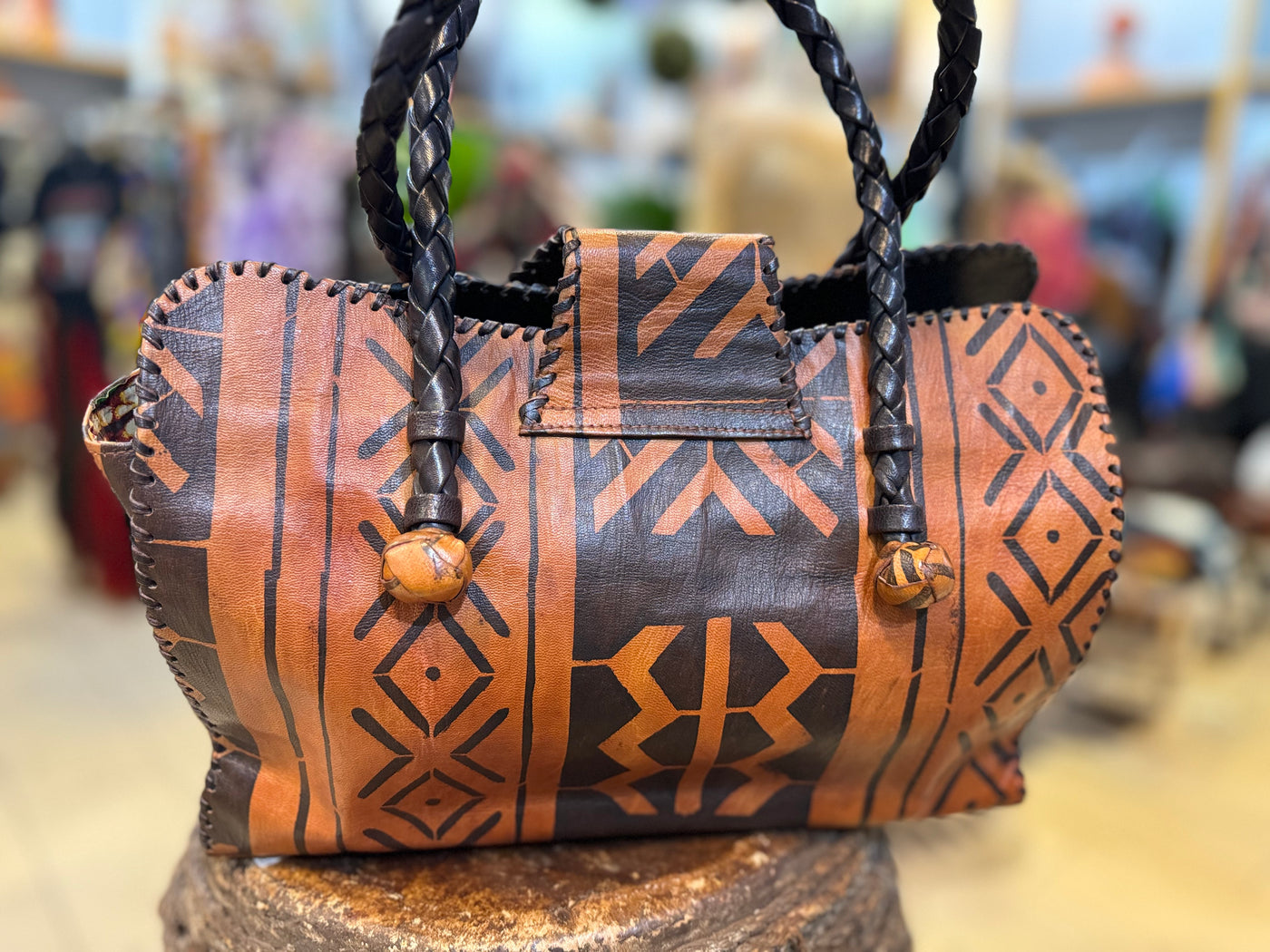 Authentique Real Leather Bag From Mali
