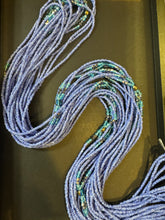 Load image into Gallery viewer, Saramani Double Strand Blue Waistbeads
