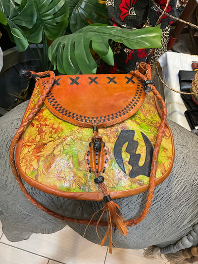Mali Sunsets: Limited Edition Leather Messenger Bag