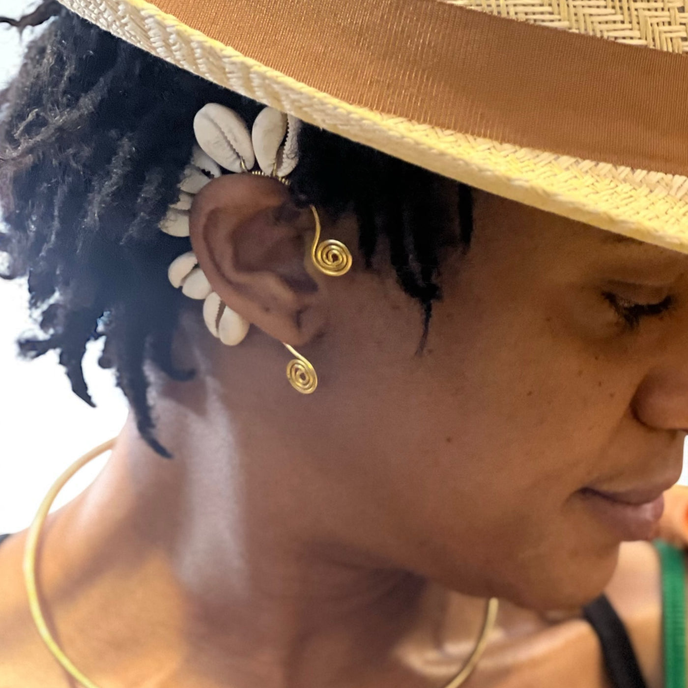 Coastal Elegance Copper Ear Cuffs