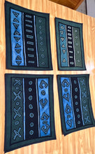 Load image into Gallery viewer, Malian Artisan-Crafted Mudcloth Placemats - Set of 4&quot;
