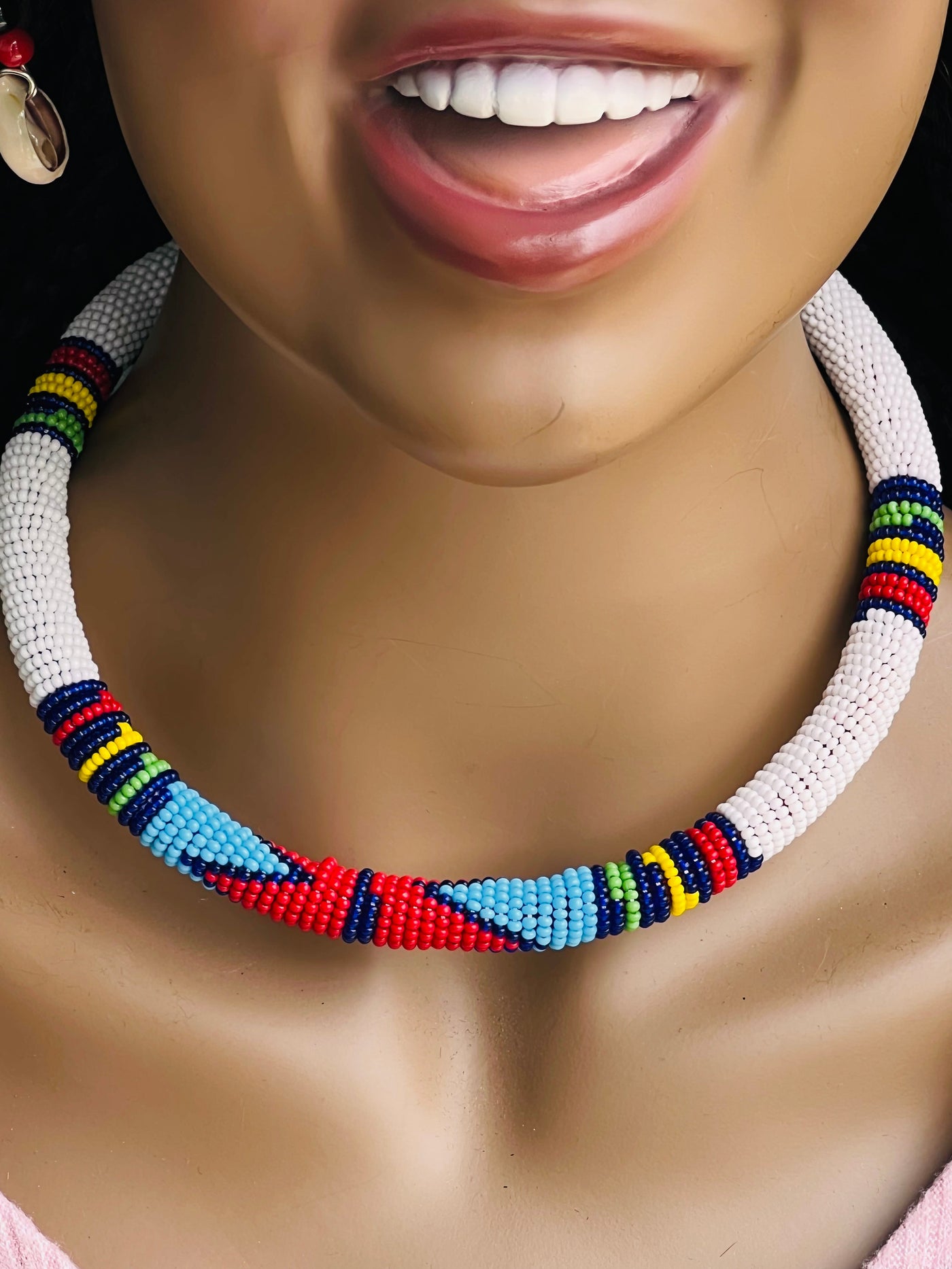 Handcrafted African Woman Necklace (Wholesale)