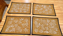 Load image into Gallery viewer, &quot;Artisan-Made Malian Mudcloth Placemats for Unique Table Settings&quot;
