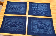 Charger l&#39;image dans la galerie, &quot;Dine with Art: Handmade Indigo Placemats from Mali&quot;
