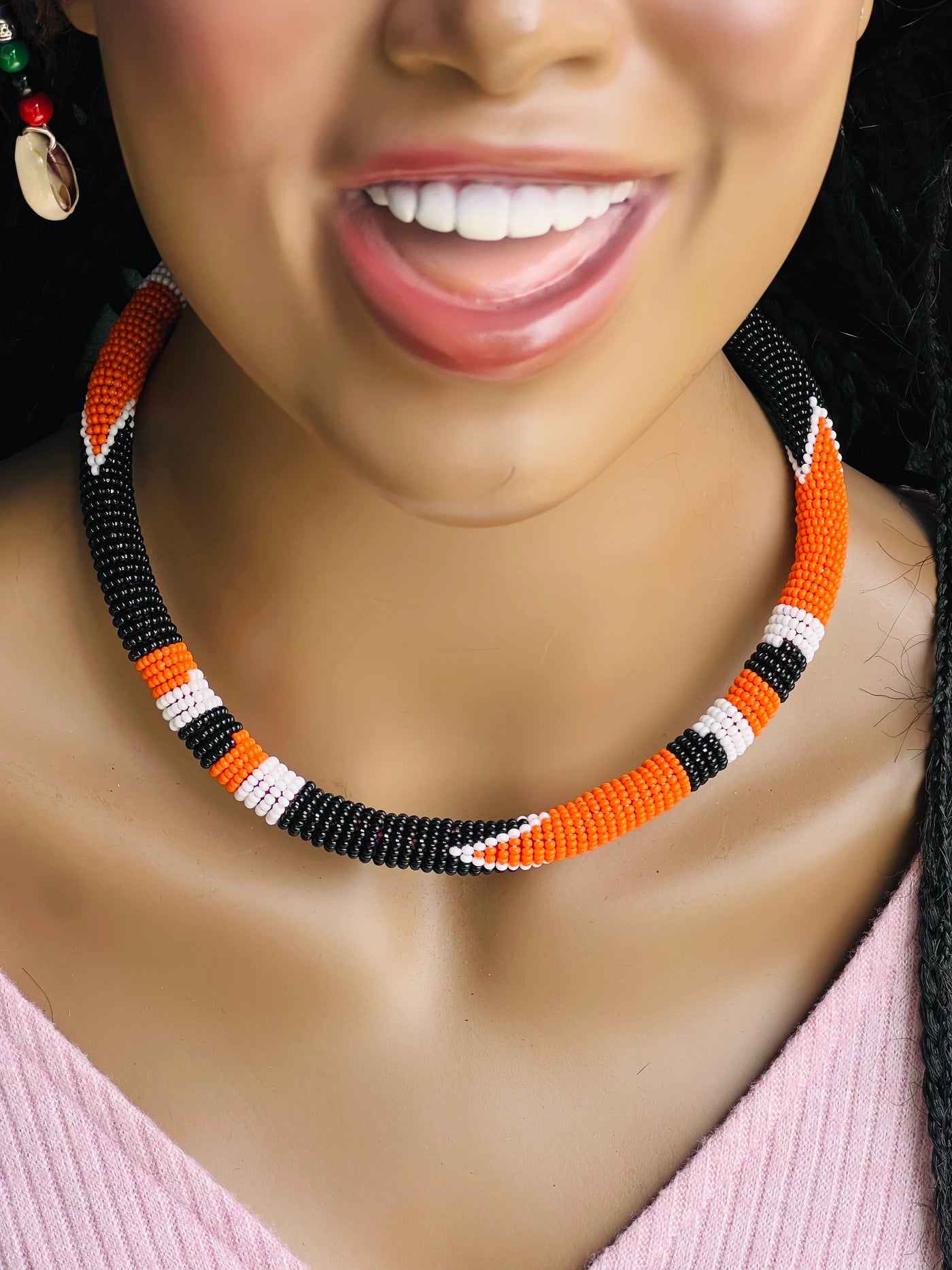 Handcrafted African Woman Necklace (Wholesale)