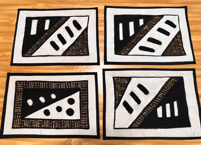 "Handwoven Mudcloth Placemats: A Journey to Mali’s Artisanship"