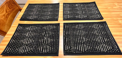 "Traditional Malian Mudcloth Placemats: A Touch of Cultural Elegance" (Wholesale)