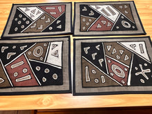 Load image into Gallery viewer, &quot;Dinner Table Elegance: Authentic Mudcloth Placemats from Mali&quot;

