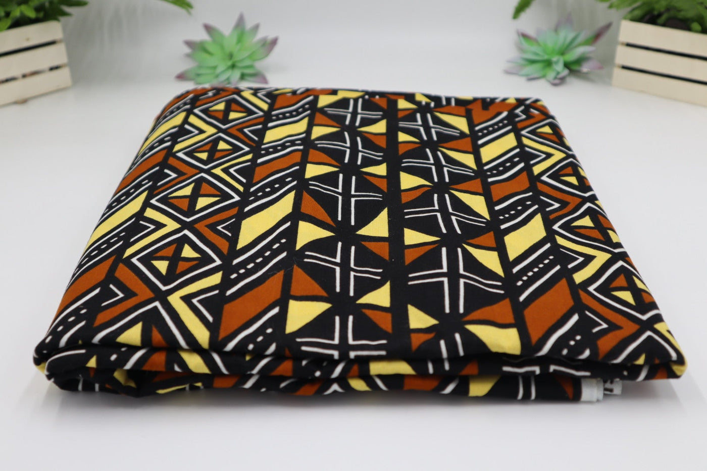 Cross Bogolan Design Fabric 6yrds (Wholesale)