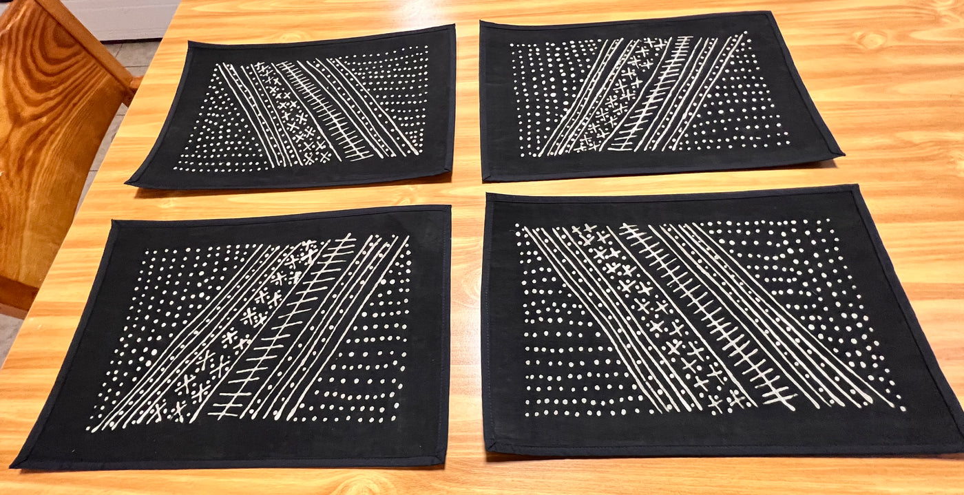 "Cultural Heritage Series: Mudcloth Placemats from Mali"