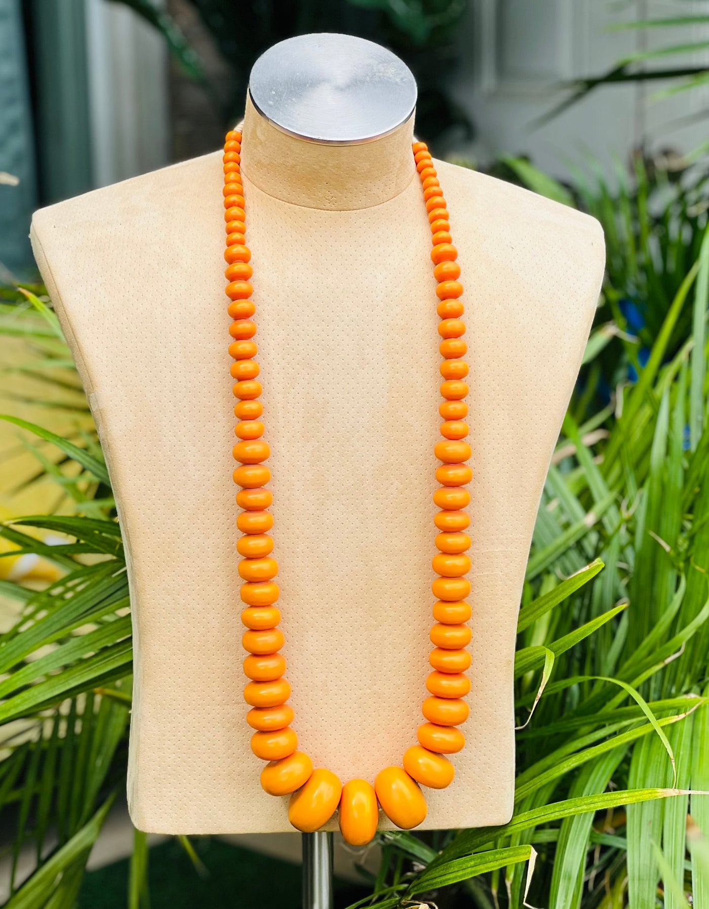 Unisex Vintage African Amber Raisin XL Necklace (Wholesale)