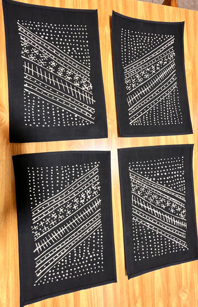 "Cultural Heritage Series: Mudcloth Placemats from Mali" (Wholesale)