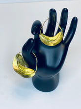 Load image into Gallery viewer, Unique Handmade Small Fulani Gold Plated Earrings
