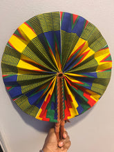 Load image into Gallery viewer, Authentic Handcrafted African Fan

