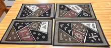 Load image into Gallery viewer, &quot;Dinner Table Elegance: Authentic Mudcloth Placemats from Mali&quot;
